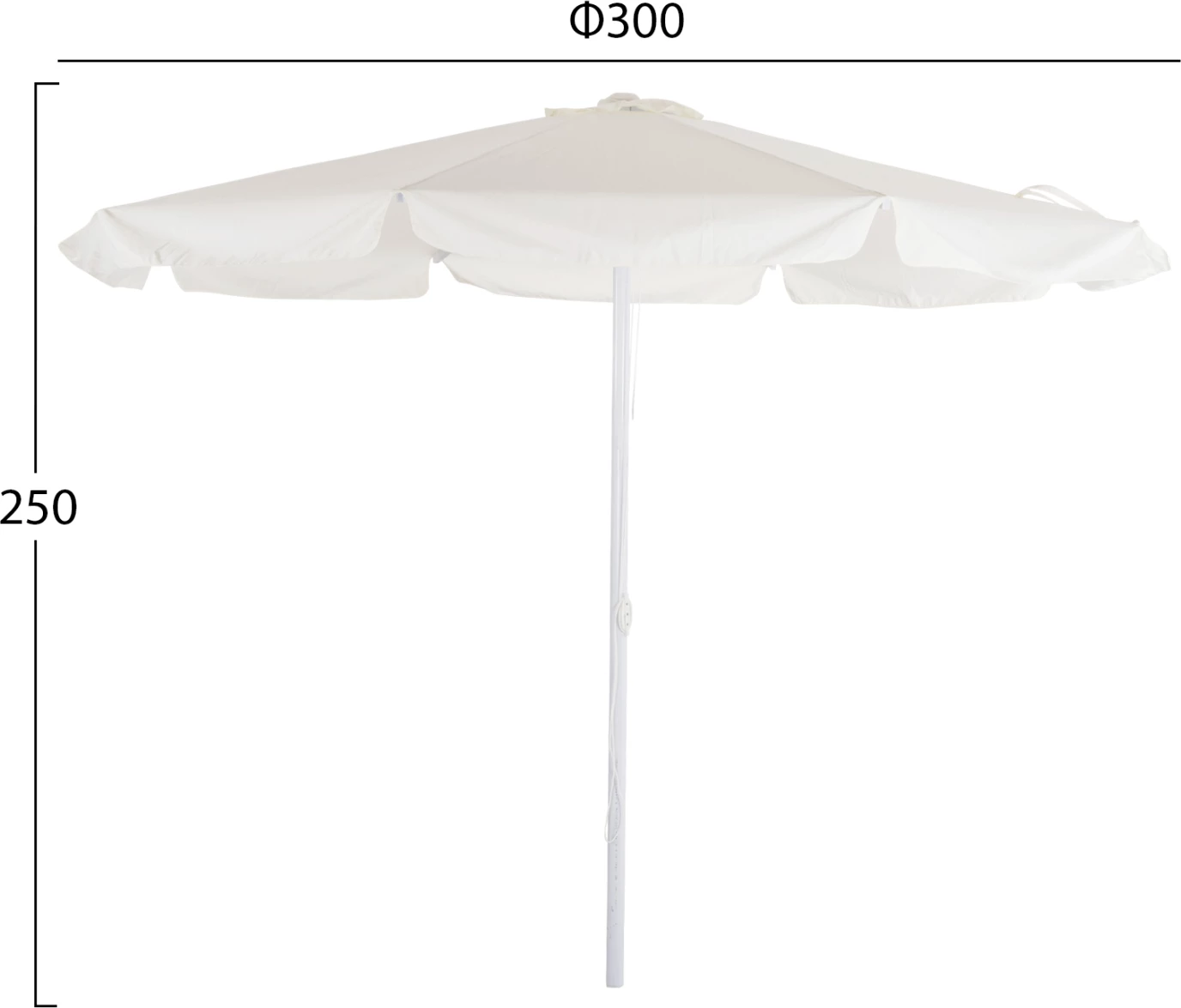 Ombrellë profesionale Alu 3M ngjyrë krem FH6006