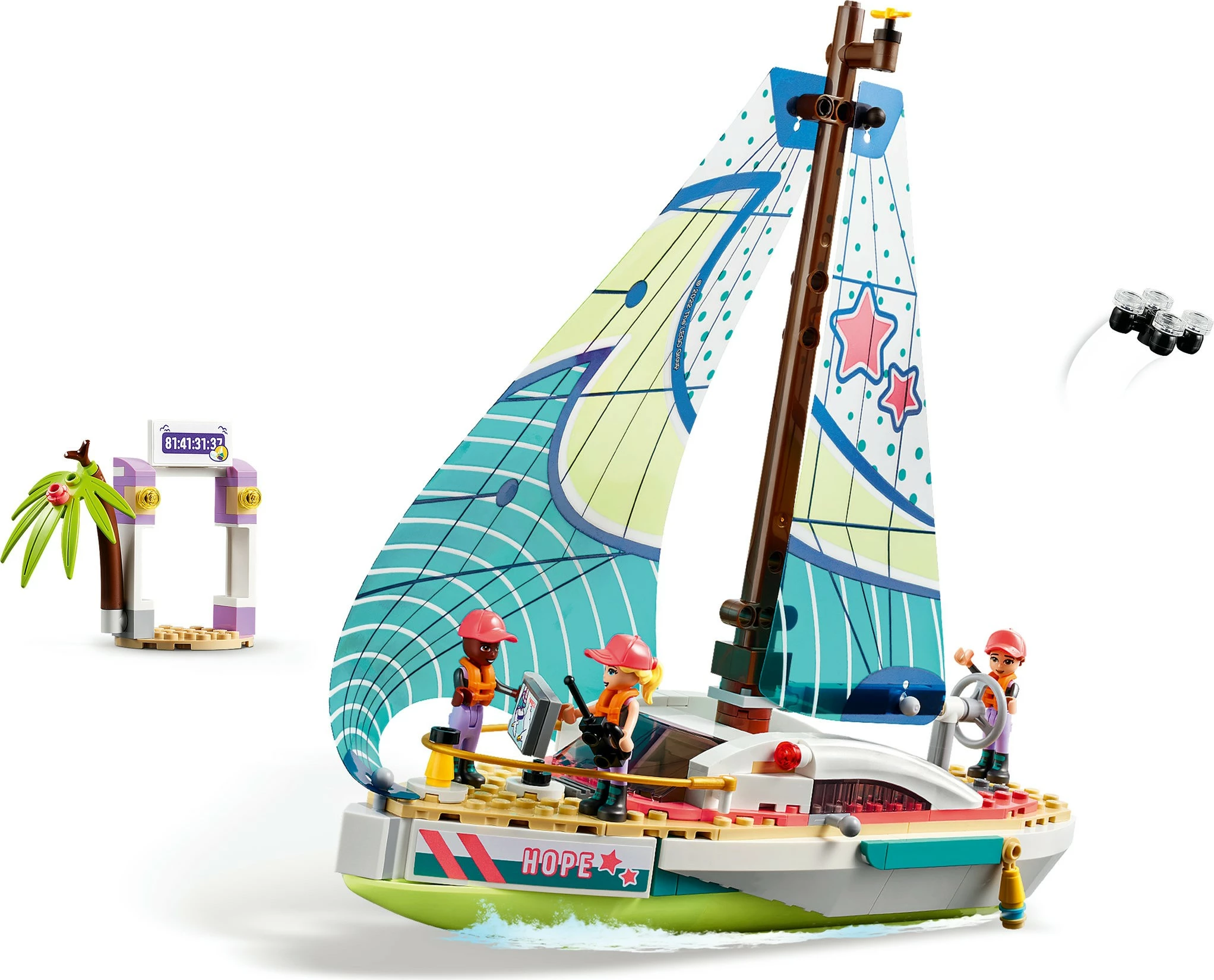 Set ndërtimi LEGO Friends Stephanie's Sailing Adventure, 304 pjesë, plastikë, shumëngjyrëshe