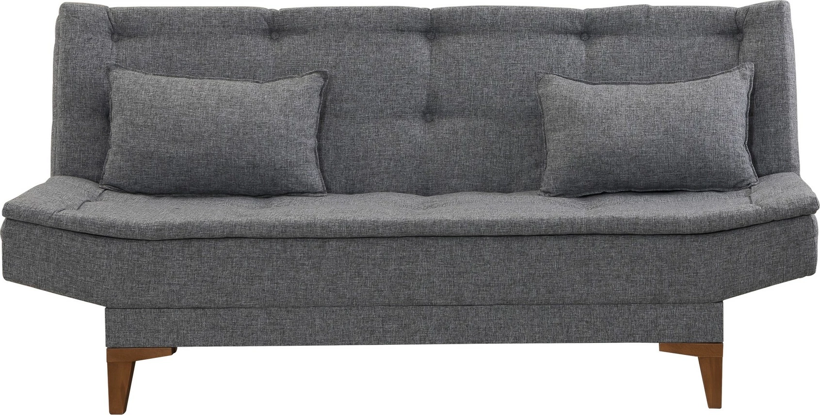 Divan-krevat treshe, ngjyrë gri e errët, Atelier del Sofa, Santo