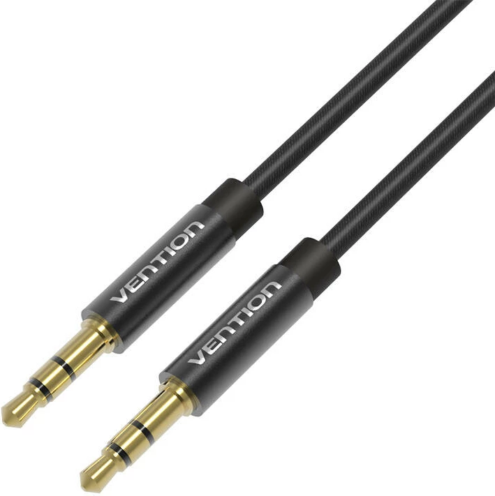 Kabllo audio Vention BAGBG, 1.5m, mini jack 3.5mm, e zezë