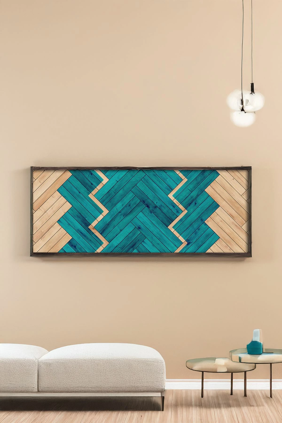 Pikturë dekorative me kornizë, MDF, Wallity, Artsmdfyty41-7033, shumëngjyrëshe, 33x70cm