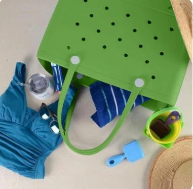 Çantë gome ÇGJ, gjelbër, M