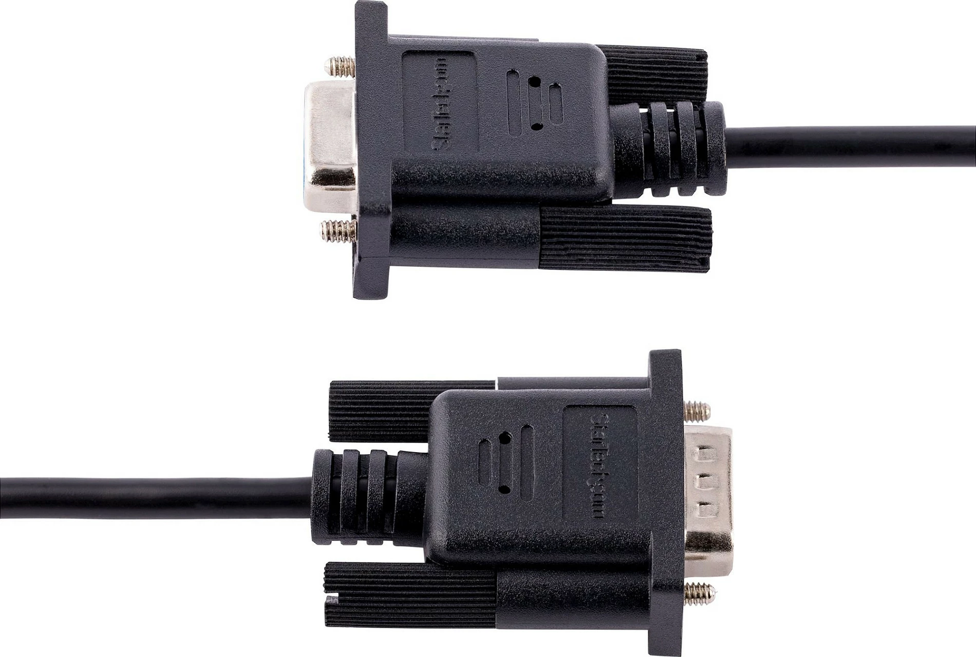 Kabllo seriale StarTech DB9 RS232 Null Modem, 3m, mashkull-në-femër, e zezë