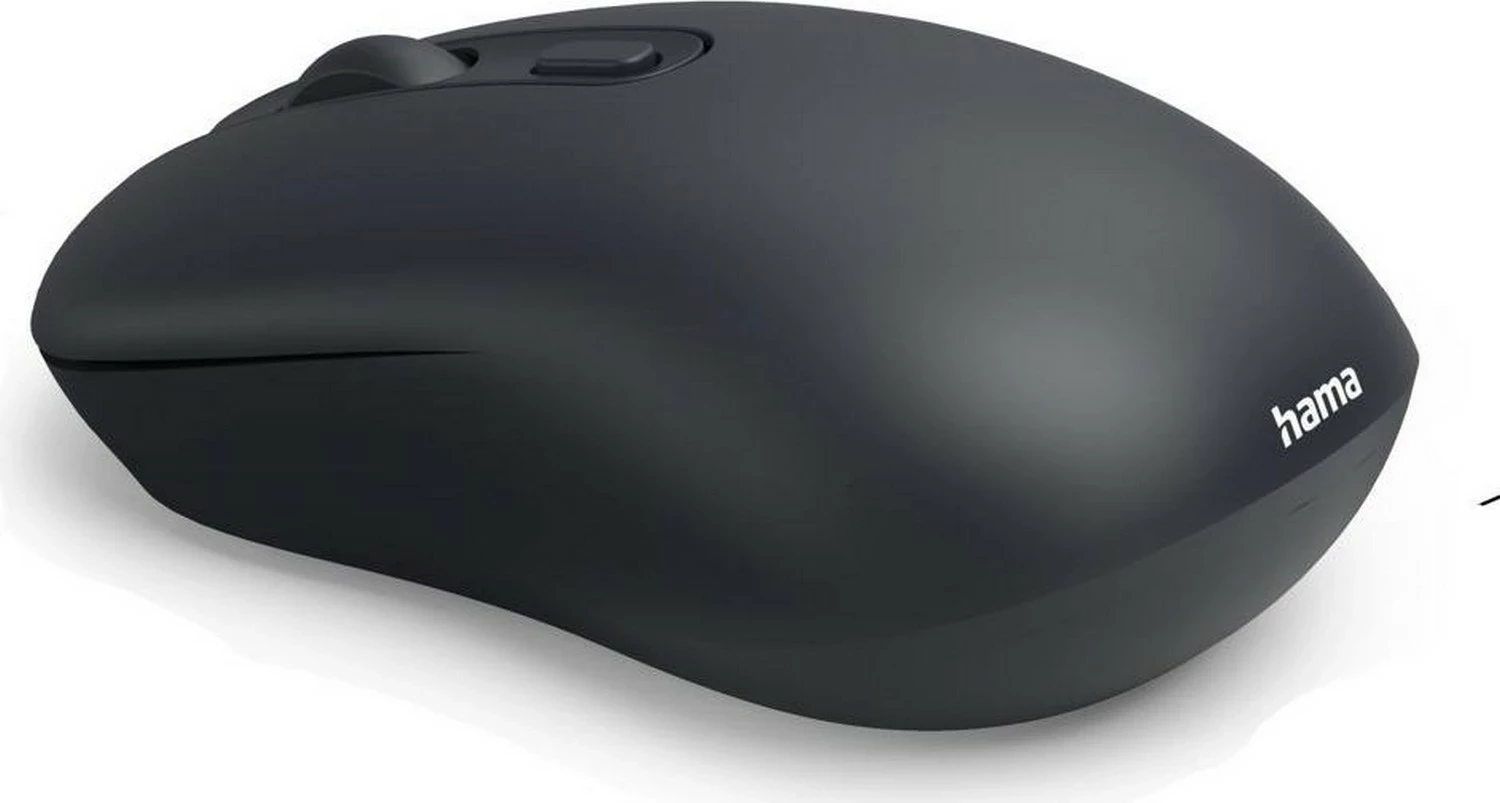 Maus Hama WM-200, wireless, laser, 1600 DPI, e zezë