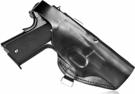 Holster lëkure GUARD për Colt 1911, e zezë
