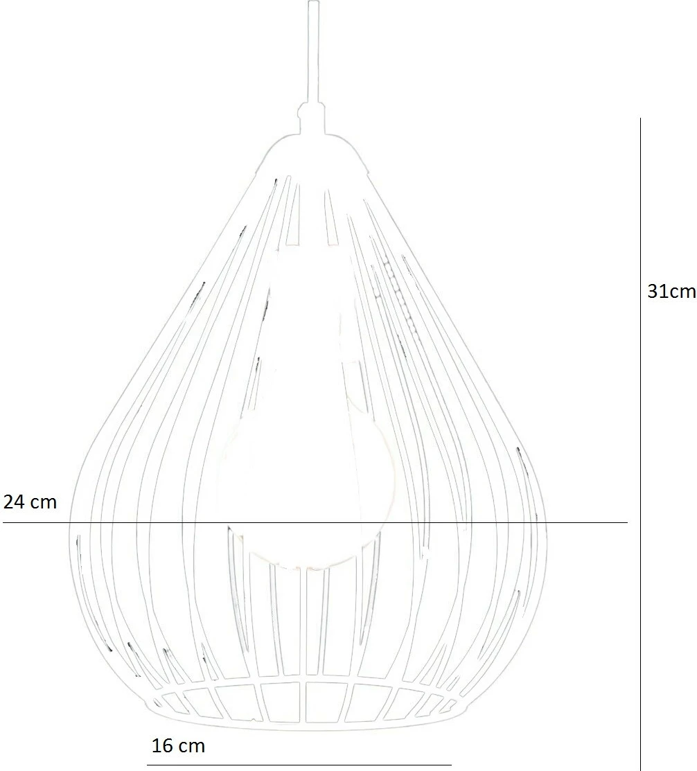 Llambë tavani Opviq, model 205-AS, metal i zi