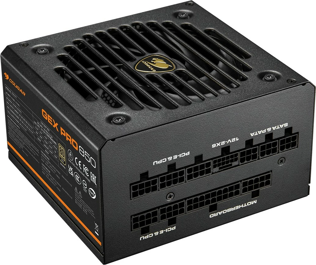 Furnizues energjie Cougar GEX PRO 850W, ATX 3.1, modular, 80 Plus Gold, zi