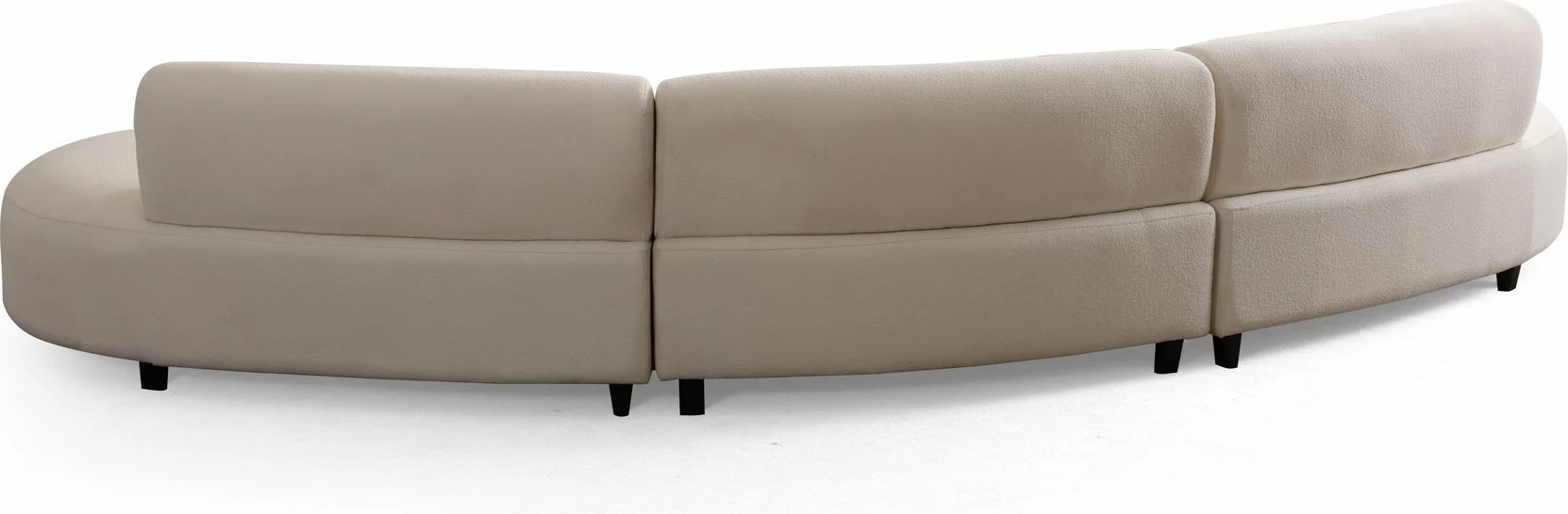 Këndare Atelier del Sofa, ngjyrë krem, U-shape, (L1 + 01 + 1R) - Corner v2