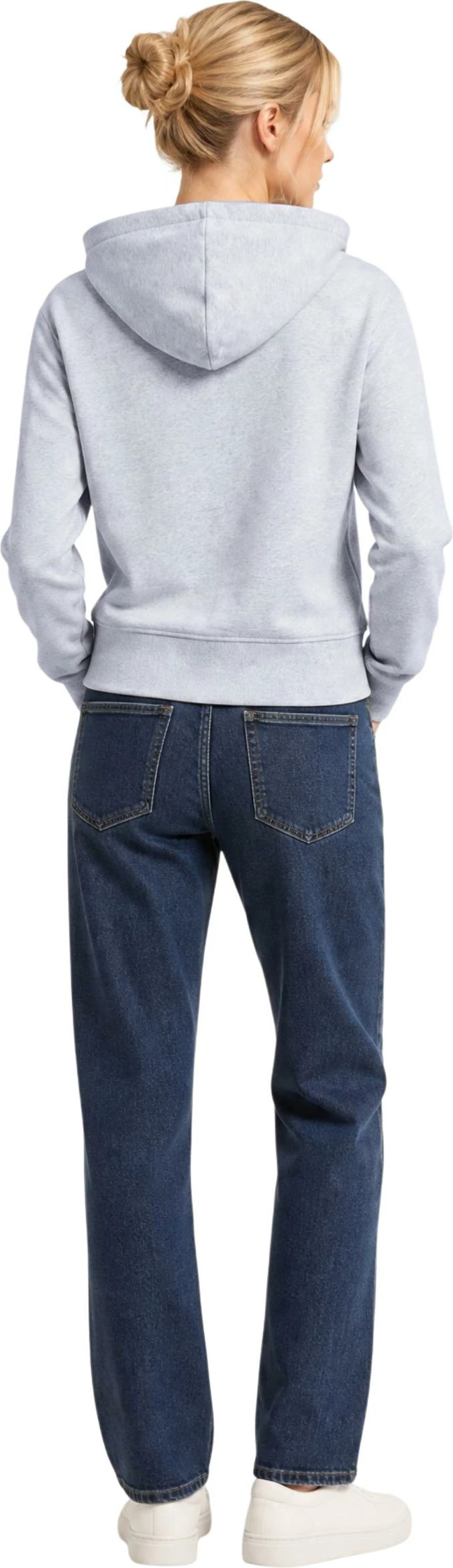 Duks me kapuç për femra Armani Exchange XW002657 AF25527, i hirtë [Madhësia: L]