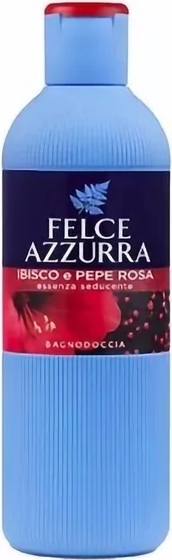 Xhel për larje trupi për femra Felce Azzurra Hibiscus & Piper i Kuq, 650ml