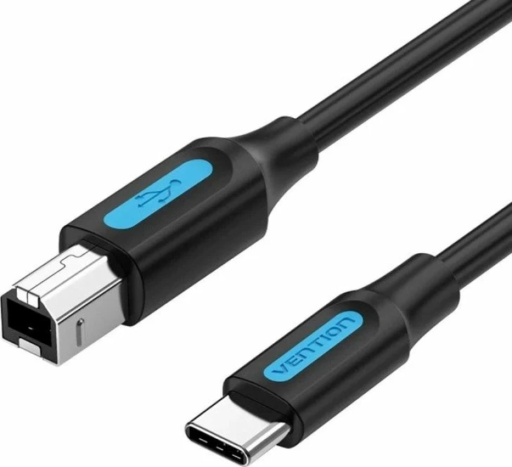 Kabëll USB Type C në Type B Vention, i zi