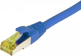 Kabllo rrjeti Synergy21 RJ45 CAT6A 0.15m, S/FTP 500MHz, blu