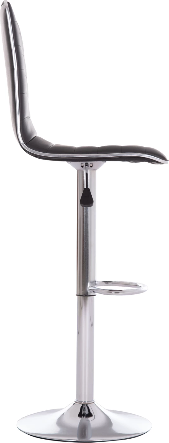 Karrige për bar rrotulluese Nexus, lëkurë PU e zezë, FH209.21, set prej 2 copash, 43x47x116cm