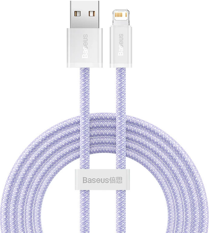 Kabllo USB në Lightning Baseus Dynamic 2 Series, 2m, 2.4A, vjollcë