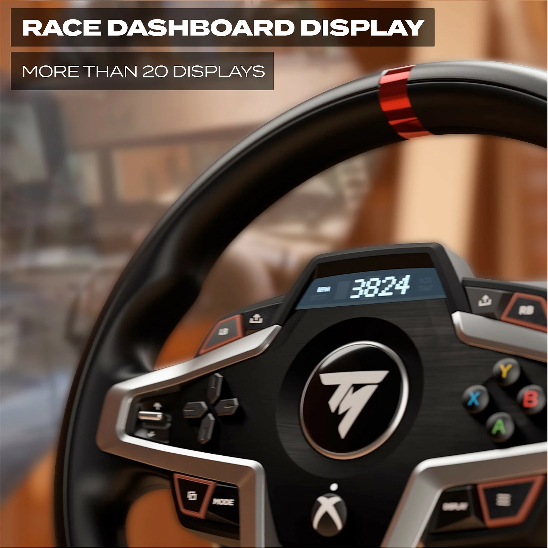 Timon lojrash Thrustmaster T248X, me pedale, për PC/Xbox, i zi