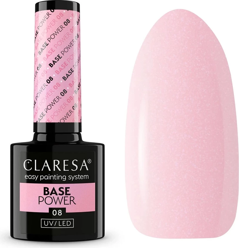 Bazë hibride për thonj Claresa Power Hybrid Base 08 për femra 5g