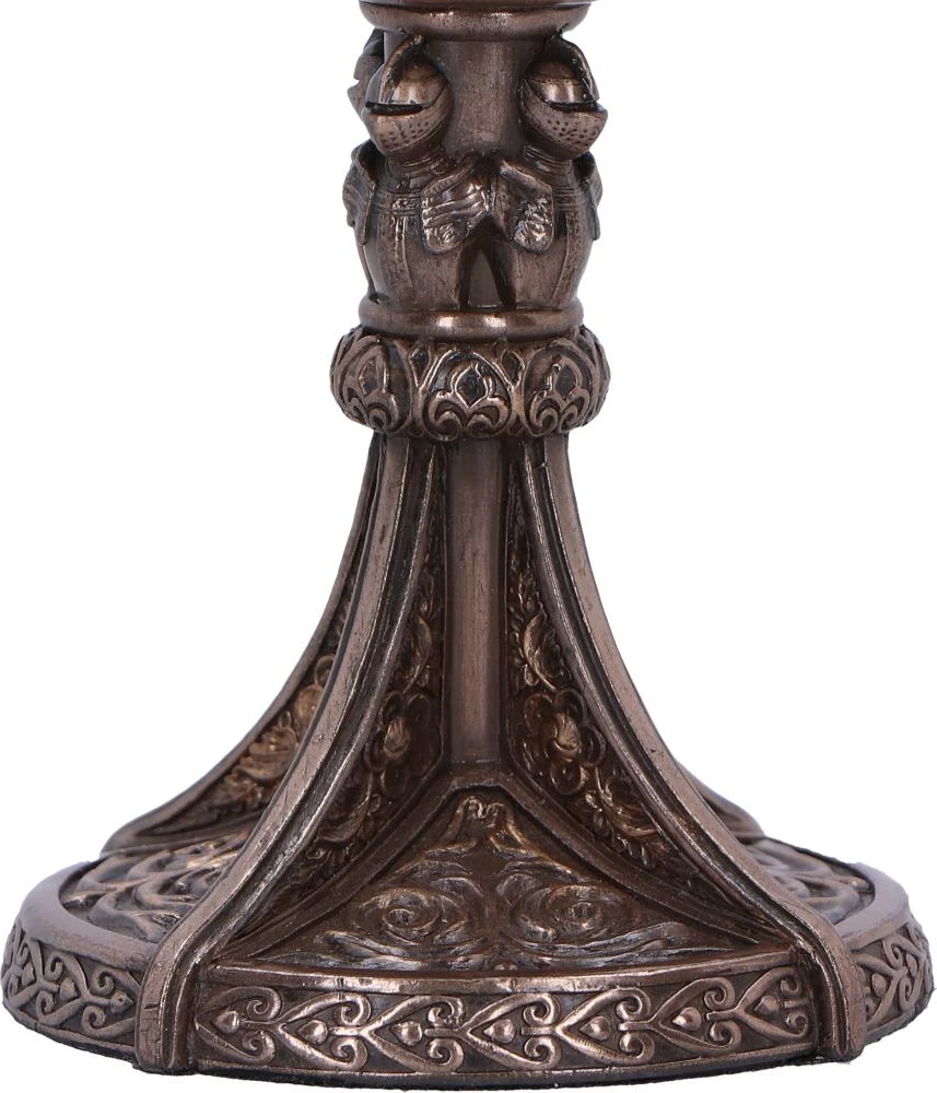 Krigël Nemesis Now Knights Templar, 19 cm, rrëshirë me insert çelik inox, bronze antik