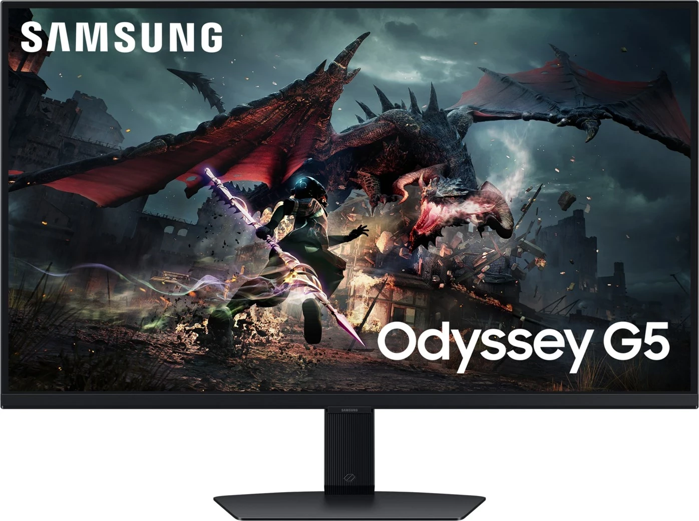 Monitor Samsung Odyssey G5, 32", Quad HD, 180 Hz, i zi