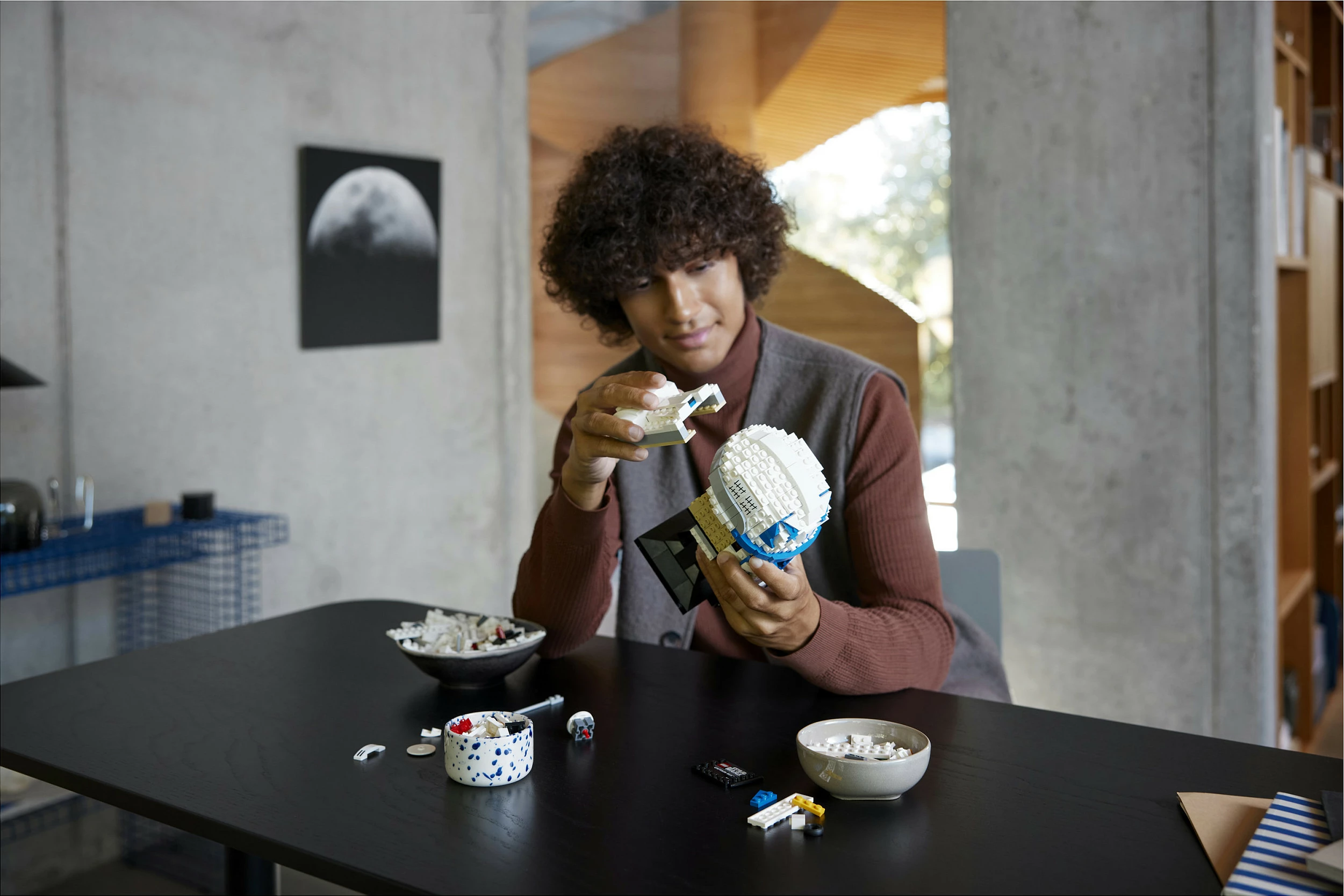 Set ndërtimi LEGO Star Wars Helmetë Captain Rex, 854 copë, shumëngjyrësh