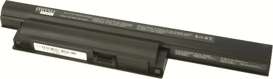 Bateri laptop Mitsu BC/SO-BPS22B, 4400 mAh, Li-ion, e zezë