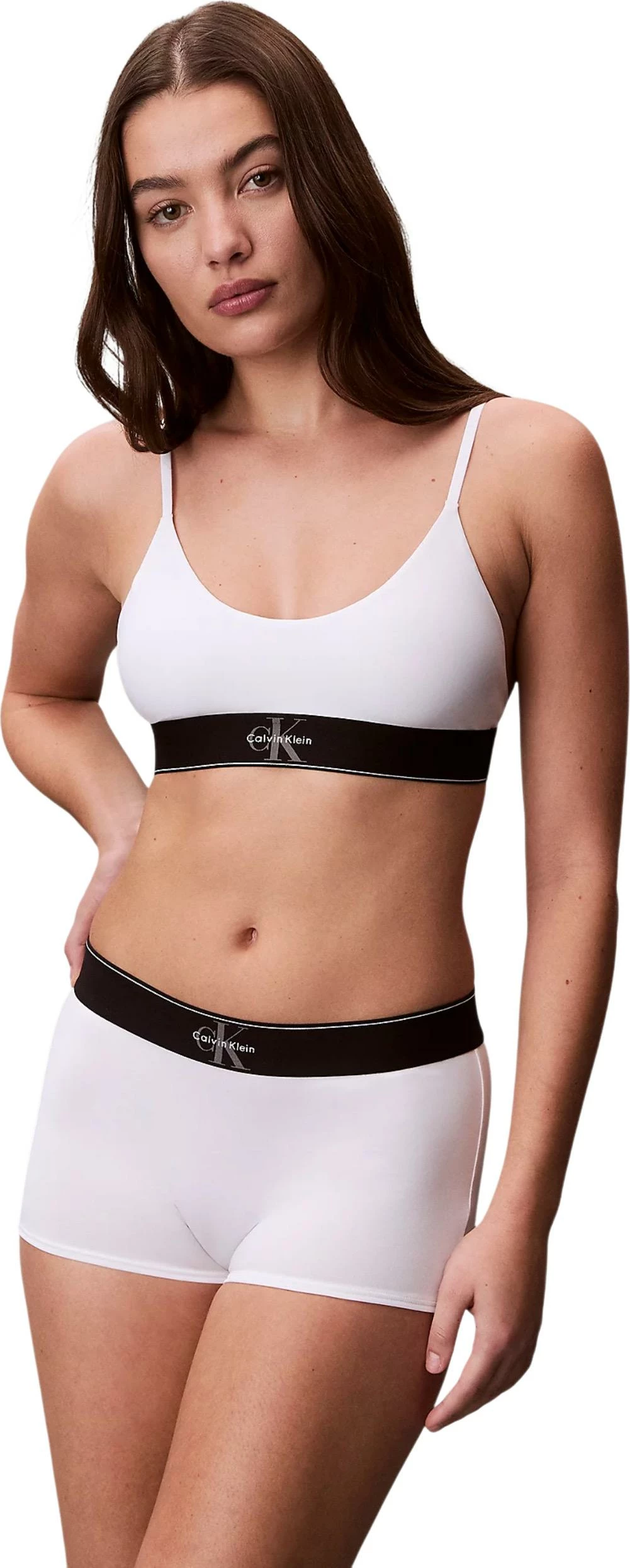 Sutjenë bralette për femra Calvin Klein Underwear LV00QF8814, e bardhë [Madhësia: L]