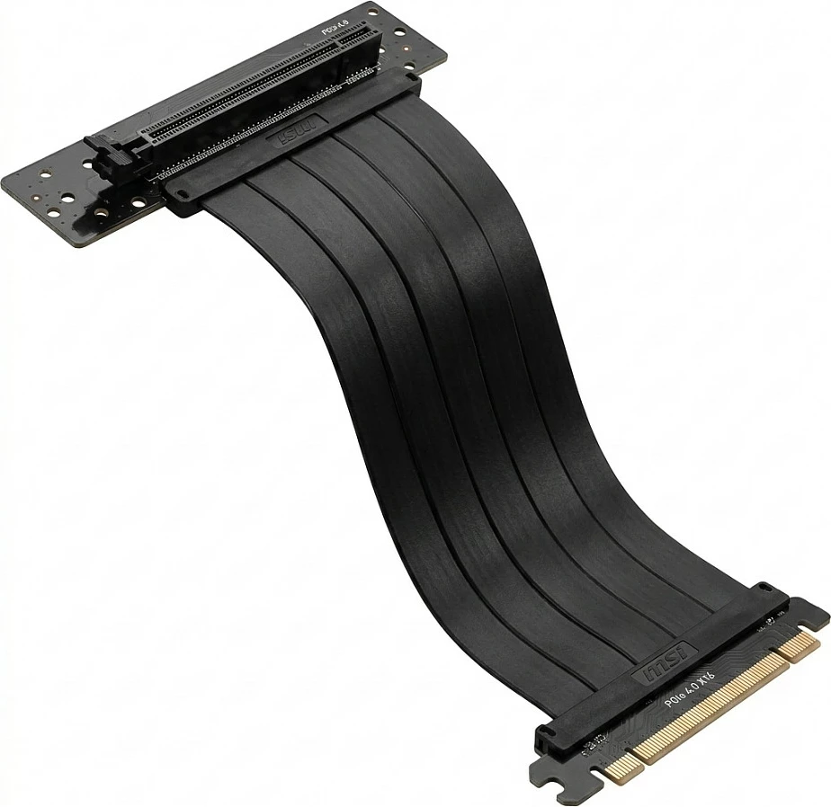 Kabllo riser MSI PCIe 4.0 X16, 180mm, e zezë