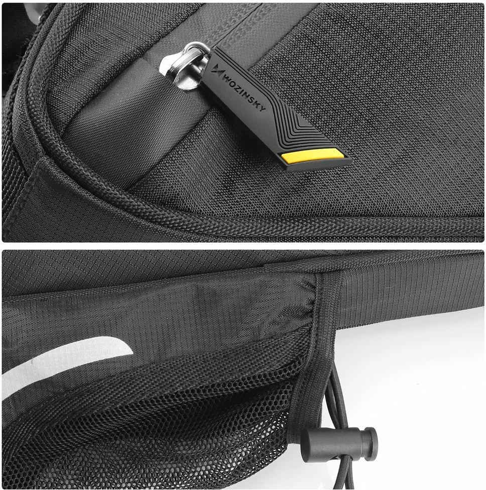 Çantë biçiklete Wozinsky WBB23BK, nën kornizë, 1.5L, e zezë