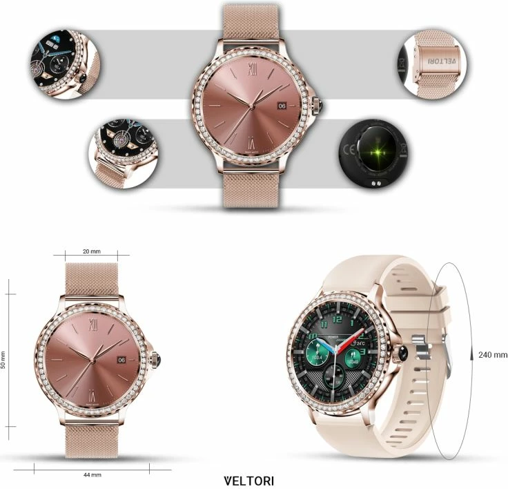 Orë e mençur për femra VELTORI, rozë