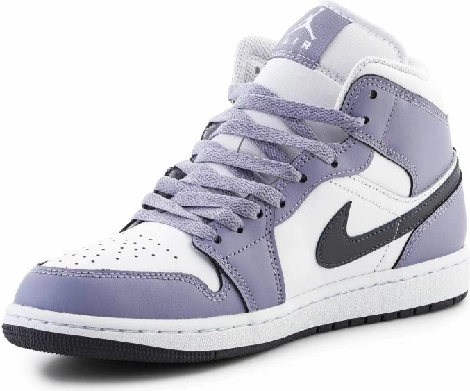 Atlete Nike Air Jordan 1 MID unisex, të bardha [Madhësia: 44.5]