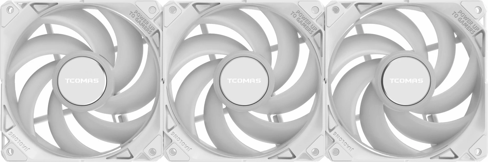 Ventilator kasë PC Tcomas FA200 120mm PWM ARGB, 3-pack, i bardhë