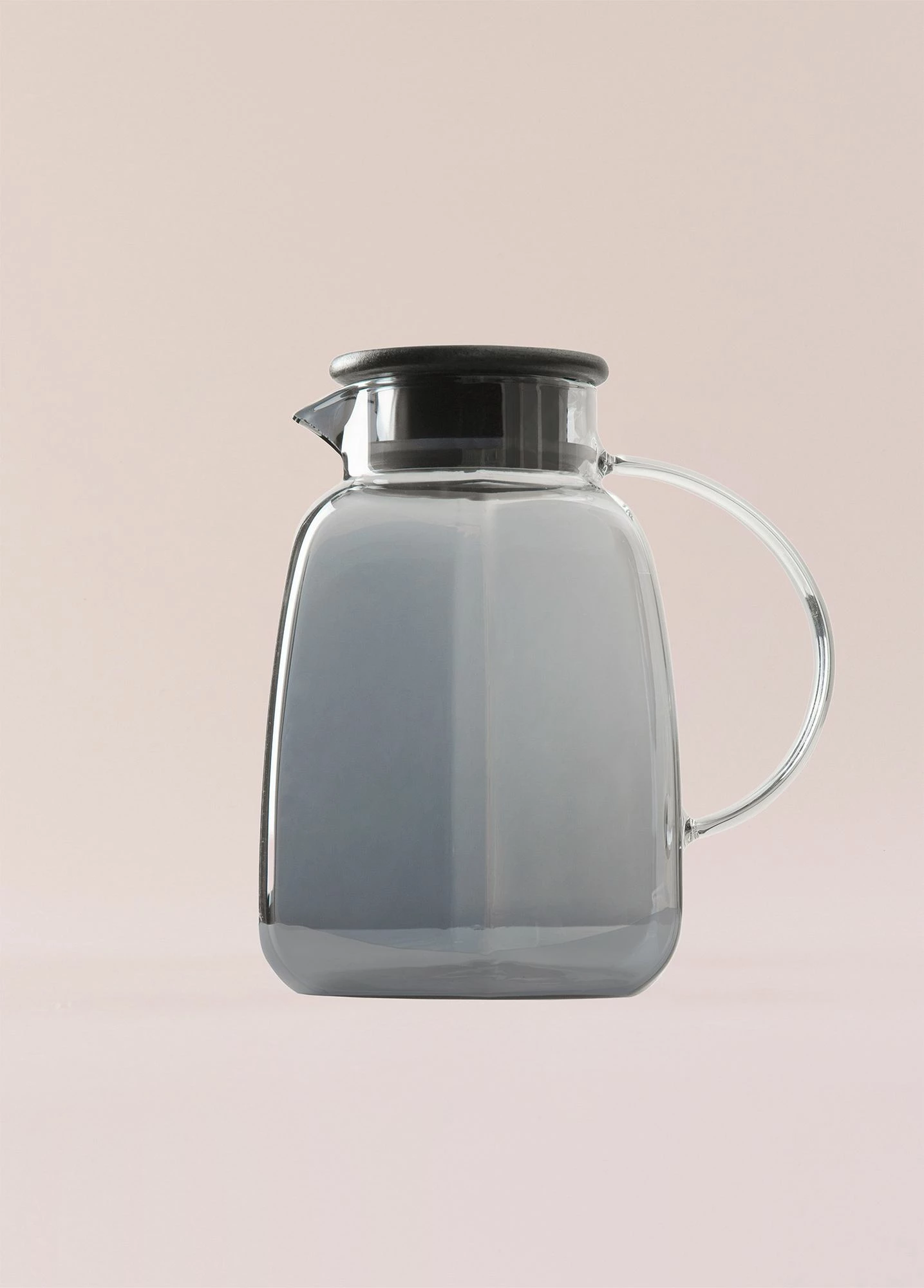 Shishe qelqi me kapak bambuje, gri, Hermia SSE0035