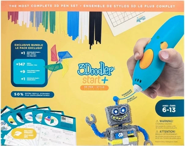3D pen 3Doodler Start Plus, Turquoise, Set
