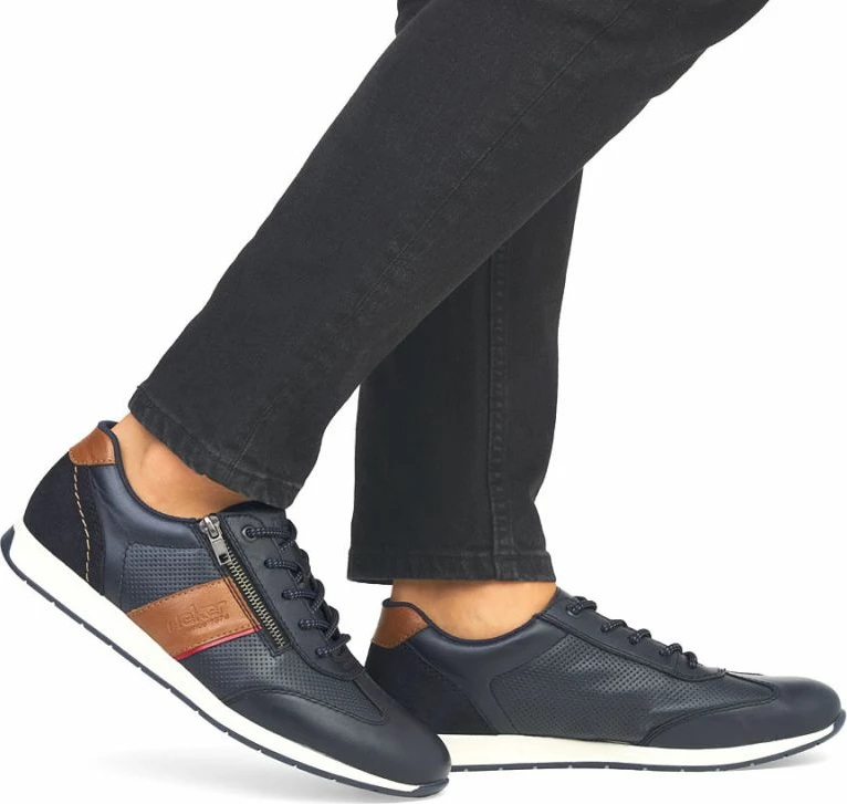 Këpucë për meshkuj Rieker, navy blue
