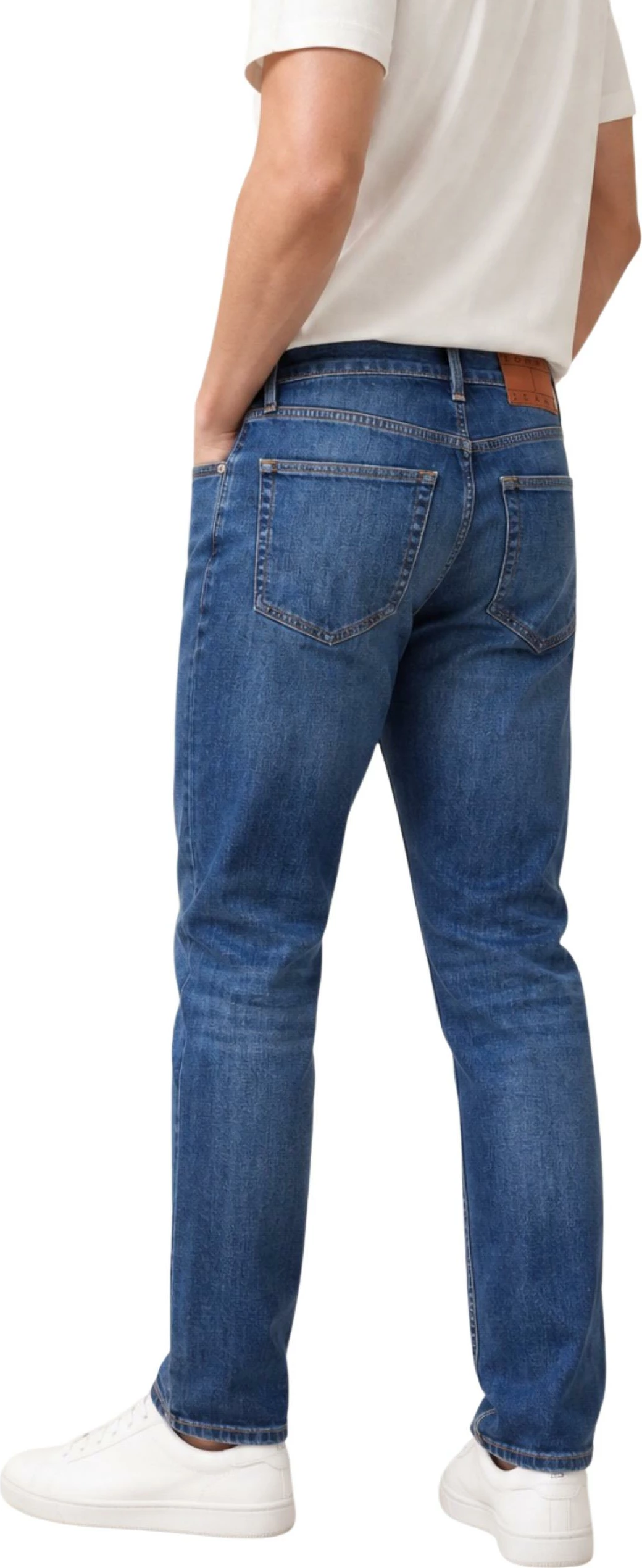 Xhinse për meshkuj Tommy Hilfiger Jeans Austin Slim Tapered DM0DM23395, dark denim [Madhësia: W31 L32]