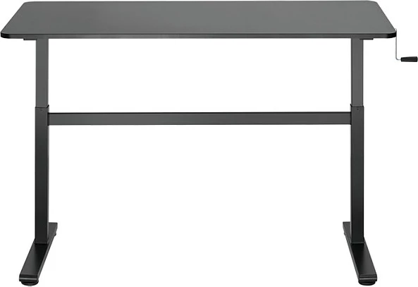 Tavolinë pune sit-stand LogiLink, manuale, 140x60cm, e zezë