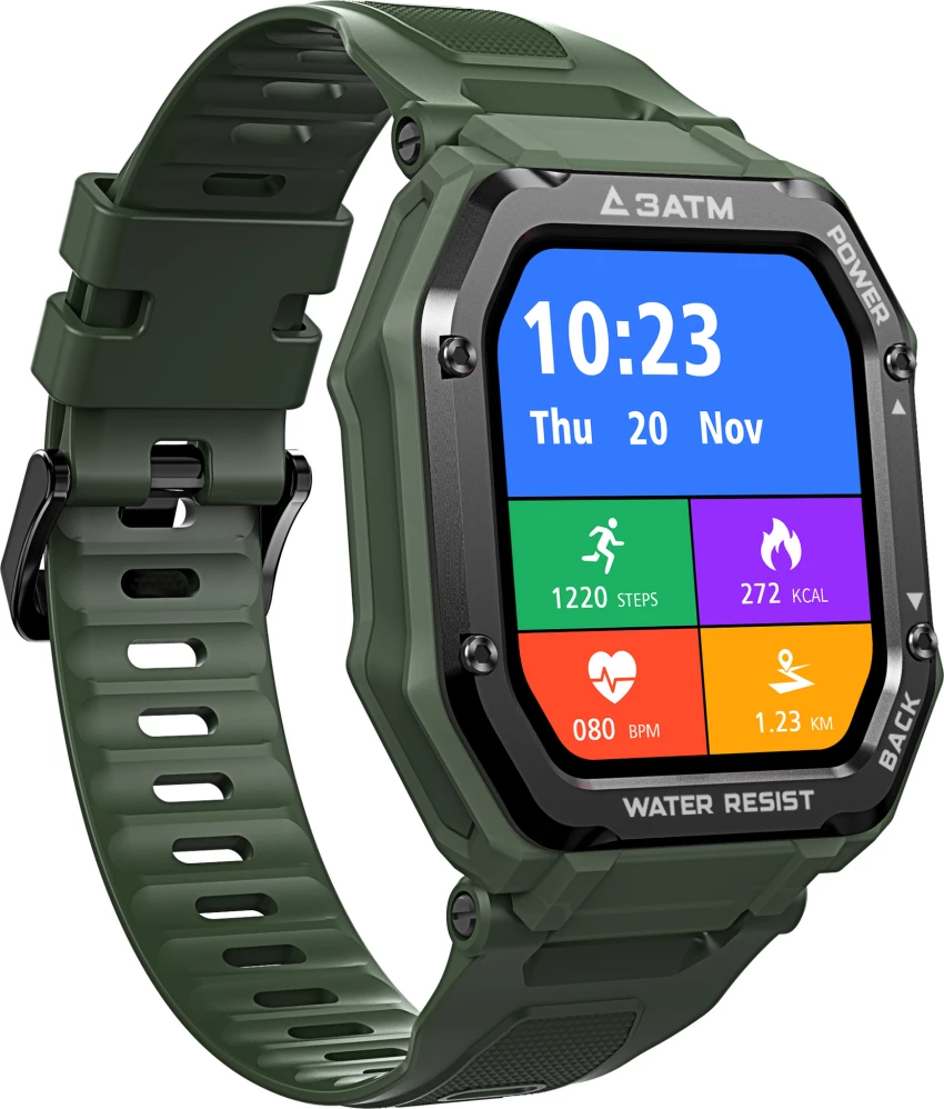 Smartwatch Moye Kairos, Bluetooth 5.1, 240x280, gjelbër