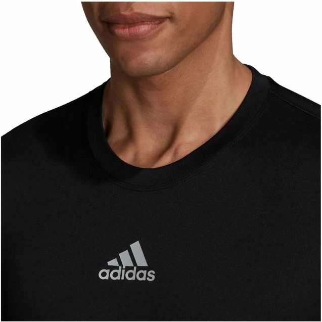 Maicë adidas TechFit Warm për meshkuj, e zezë