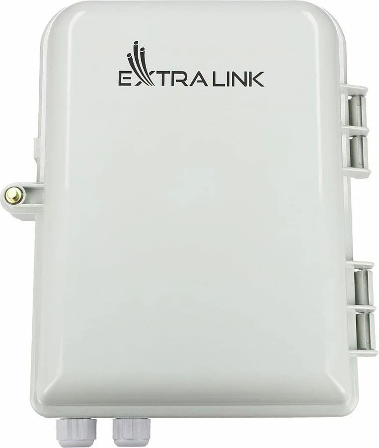 Kuti terminali fibër optike ExtraLink Emma 16 Core, 16 core, e bardhë, set me 16 mbrojtëse splice 60mm