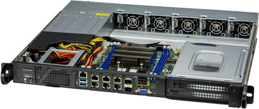 Barebone server Super Micro 1U FCBGA-2579, 2x2.5" SATA, Intel Xeon, 2x800W, argjendtë