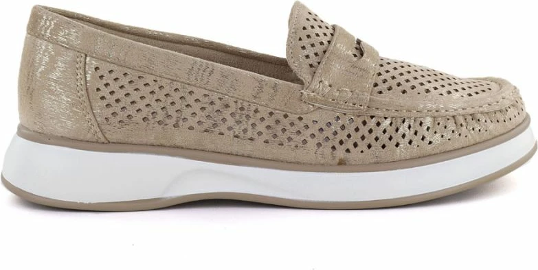 Këpucë për femra Leone MK098H, të arta