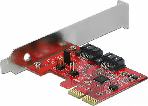 Kartë zgjerimi PCIe DeLOCK 90406, 2x SATA interne, RAID 1