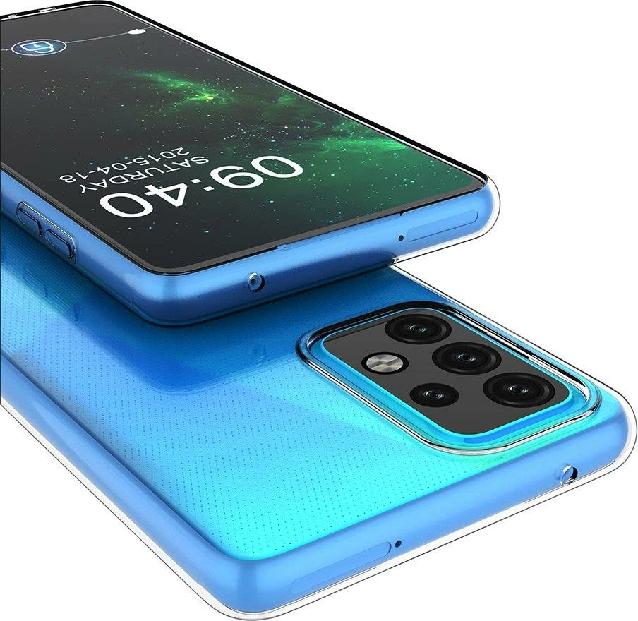 Mbështjellës Hurtel Ultra Clear 0.5mm për Realme C21, Transparent