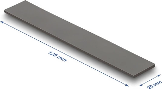 Pad termik DeLOCK 120x20x3mm, 3 W/mK, për M.2, gri