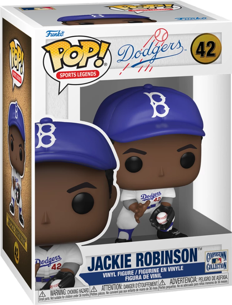 Figurinë vinyl Funko Pop! Icons Jackie Robinson #42 Bronze Chase