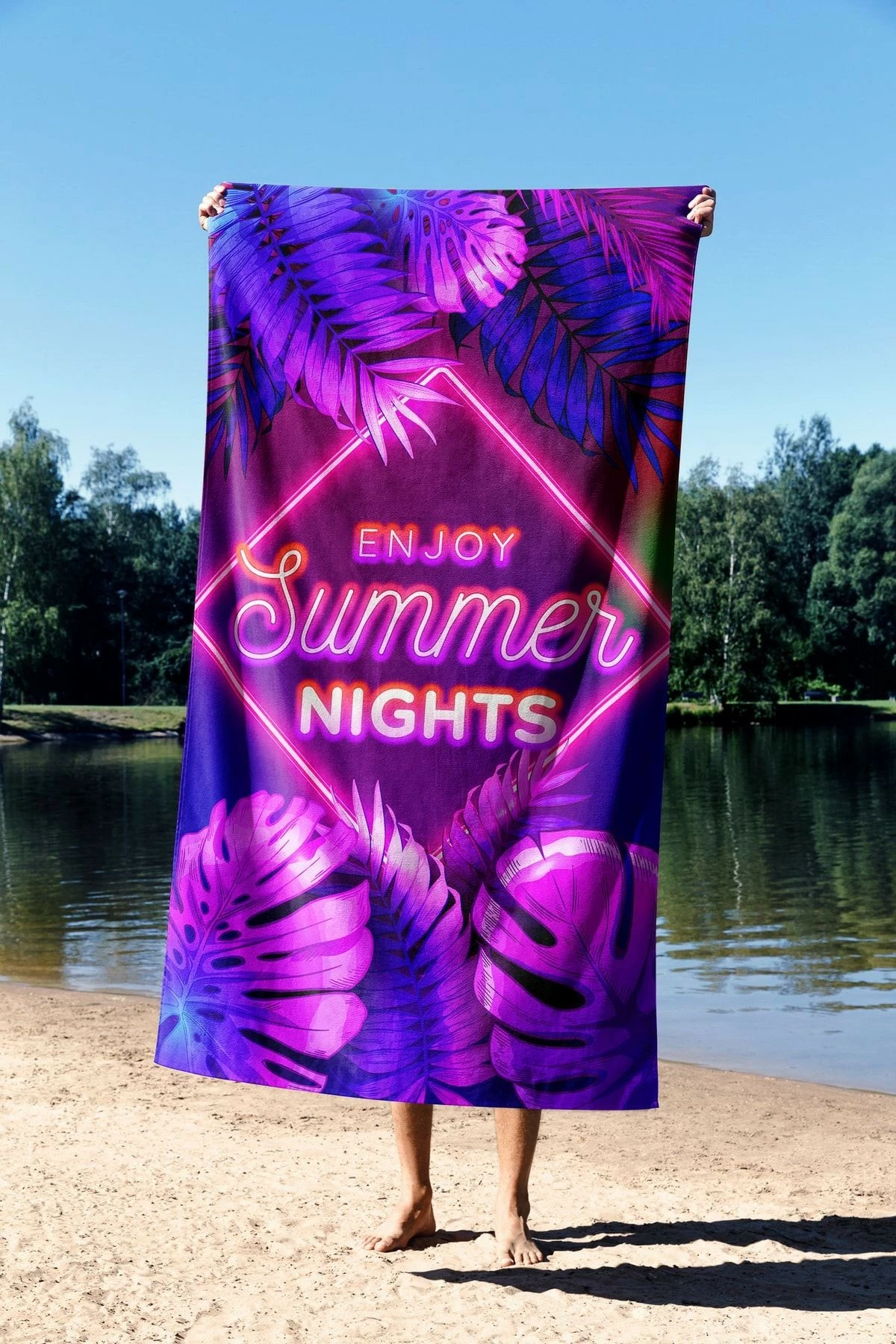 Peshqir plazhi Mijolnir, Enjoy Summer Night 90