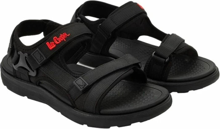 Sandale për meshkuj Lee Cooper, të zeza, verore