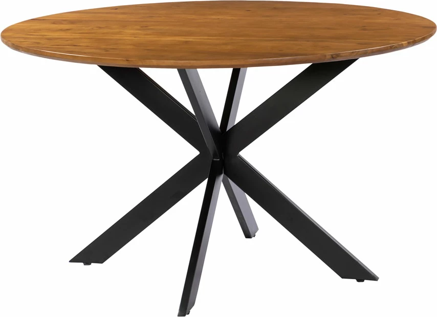 Tavolinë ARCO, ngjyrë arre, 130x130x77cm