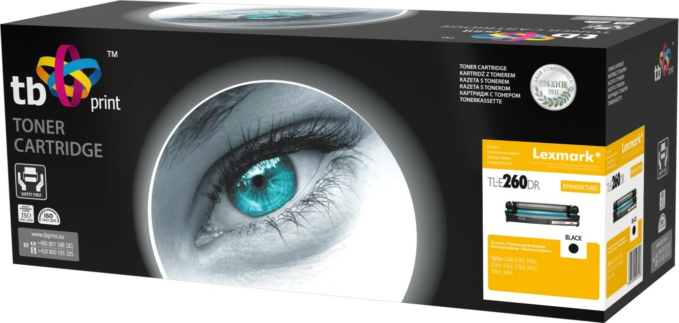 Toner drum TB Print TL-E260DR për Lexmark, i zi
