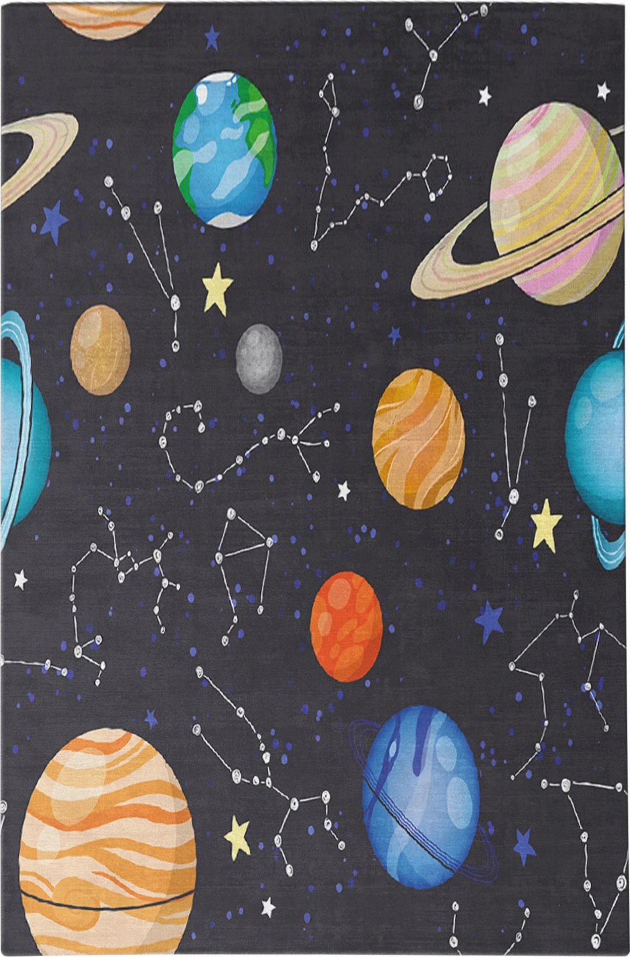Qilim multingjyrësh, dizajn hapësinor, 160x230cm, Csbrghl-660