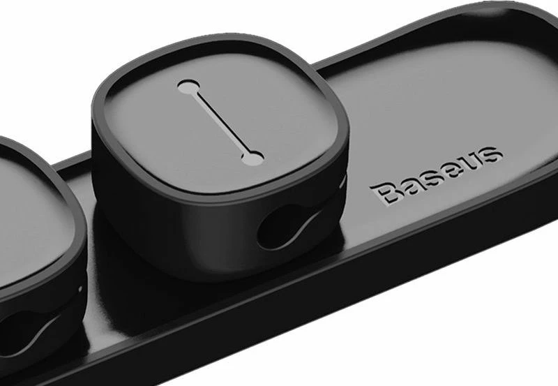 Organizues kabllosh Baseus Peas magnetik, 1 copë, i zi